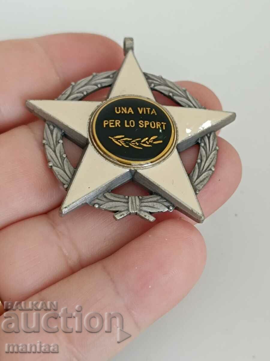 Delivery of Italian Silver Medal for Sports Merit sample 800 Delivery of Italian Silver Medal for Sports Merit sample 800