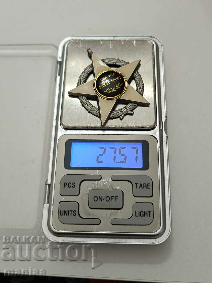 Italian Silver Medal for Sports Merit sample 800 - 7 Italian Silver Medal for Sports Merit sample 800 - 7