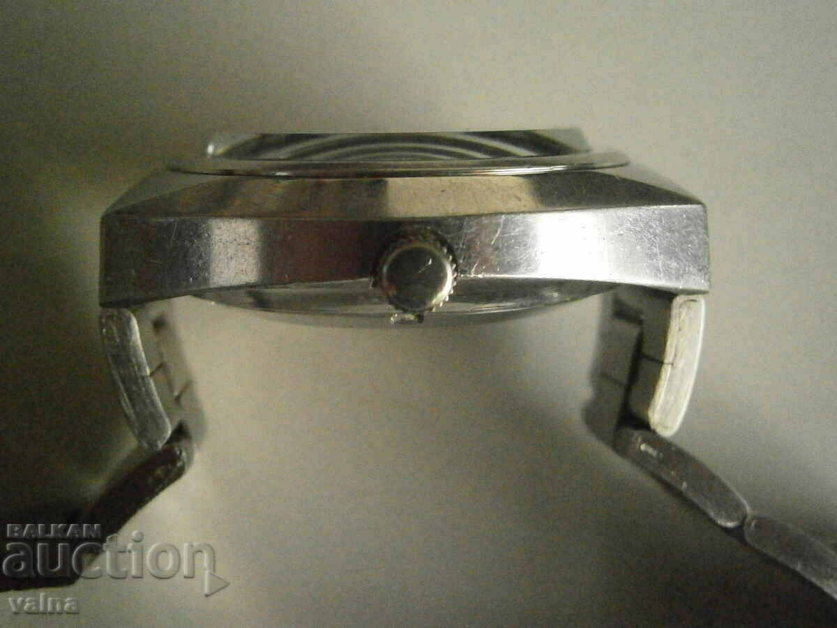 Livrarea ELPAR, E 7, cal. AS 2066, 17 bijuterii, automată, 38,5 mm, elvețian