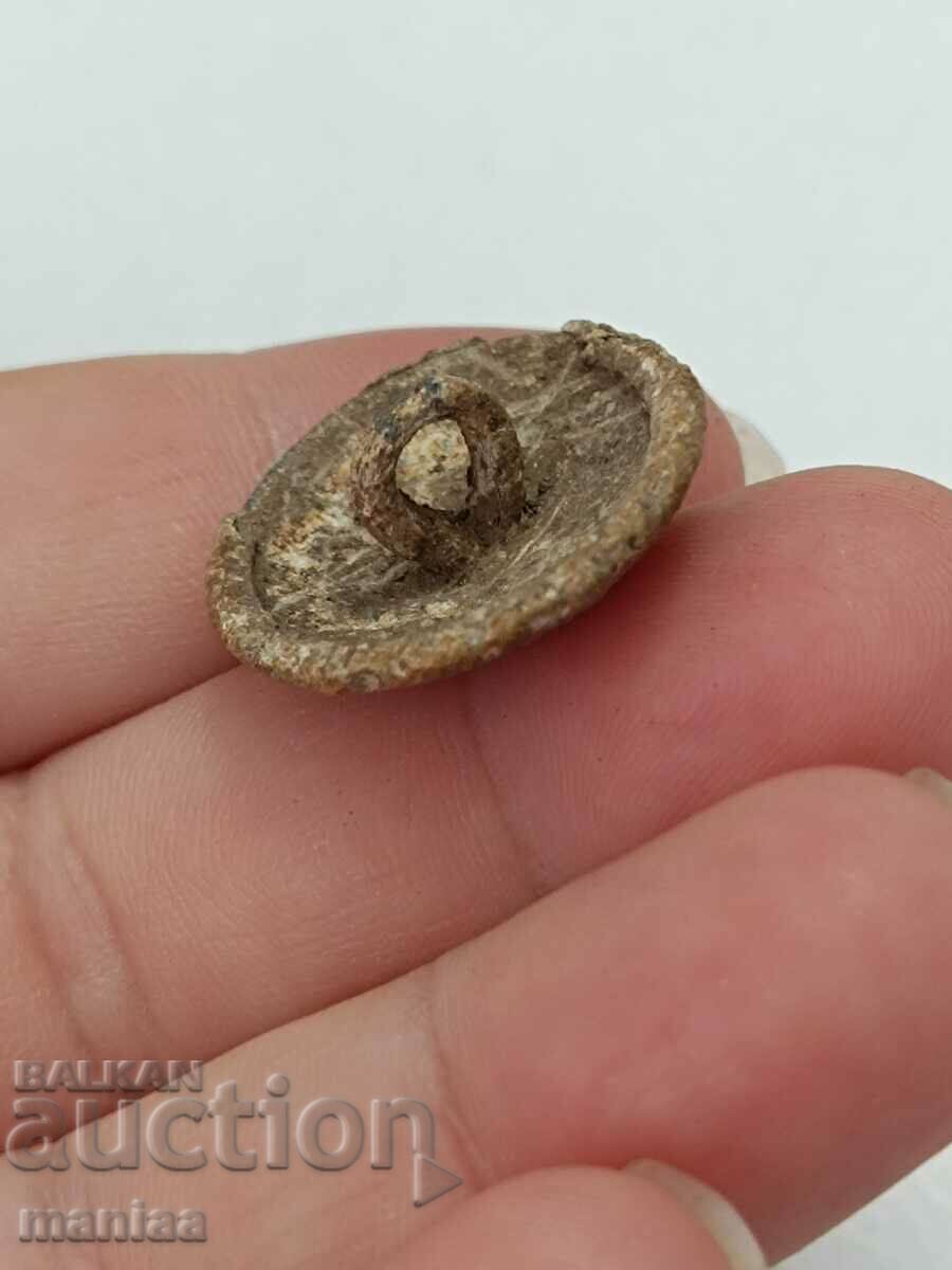 Рядко царско офицерско копче с цена 25.00 лв. | € 12.78 Рядко царско офицерско копче с цена 25.00 лв. | € 12.78