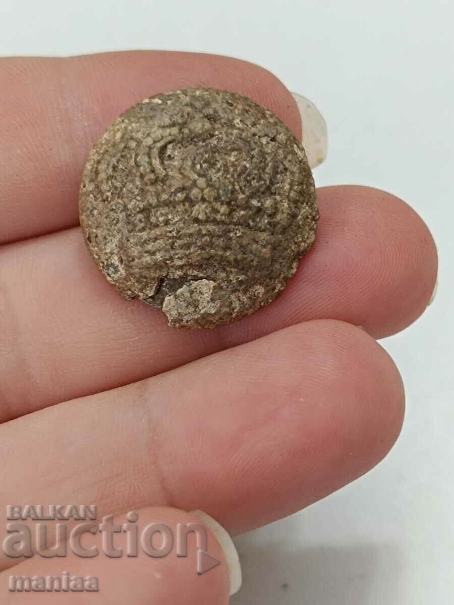 Аукцион Рядко царско офицерско копче Аукцион Рядко царско офицерско копче