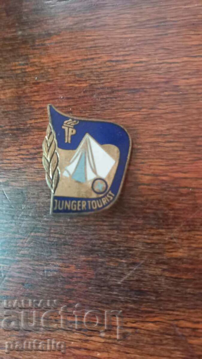 OLD BRONZE ENAMEL RARE TOURIST BADGE with price 6.00 BGN | € 3.07 OLD BRONZE ENAMEL RARE TOURIST BADGE with price 6.00 BGN | € 3.07