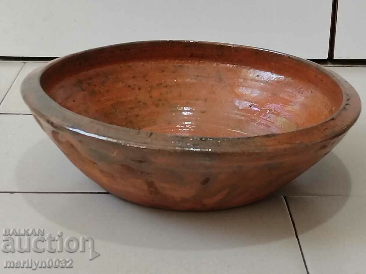 Vas veche de panica glazurata, ceramica rara cu preț 50.00 BGN | € 25.56 Vas veche de panica glazurata, ceramica rara cu preț 50.00 BGN | € 25.56