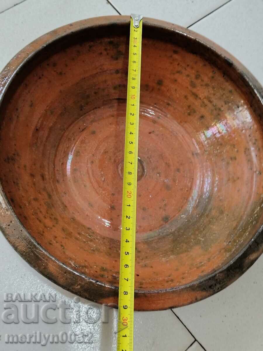 Licitație Vas veche de panica glazurata, ceramica rara Licitație Vas veche de panica glazurata, ceramica rara