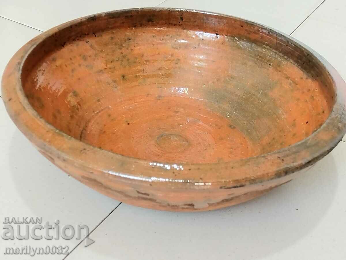 Vas veche de panica glazurata, ceramica rara - 7 Vas veche de panica glazurata, ceramica rara - 7