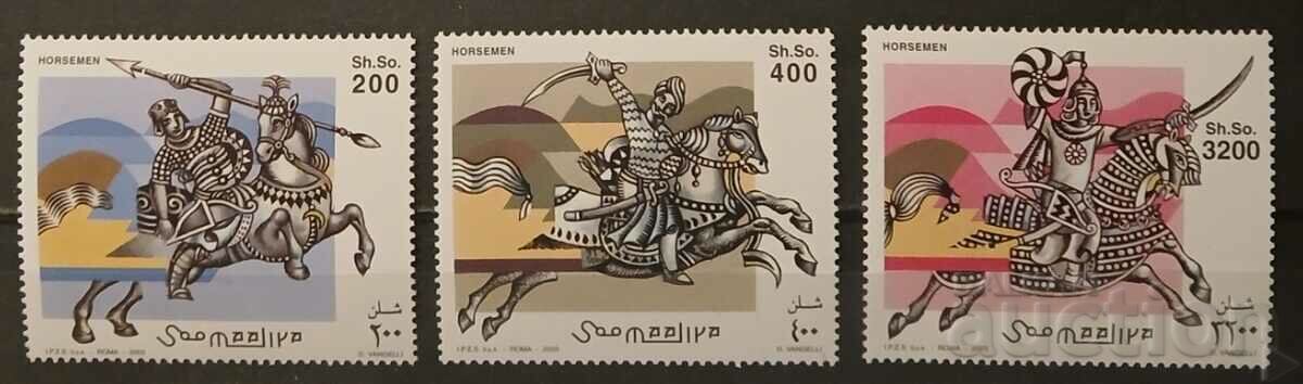 Somalia 2003 Knights/Horses MNH