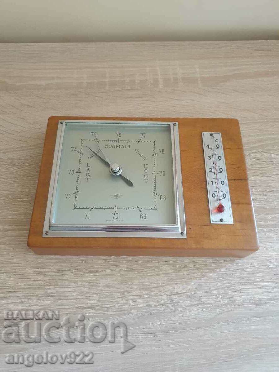 English Barometer and Thermometer SB