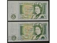 UK 1 Pound - Elisabeta a II-a (Sir Isaac Newton) ND (1978-1984)