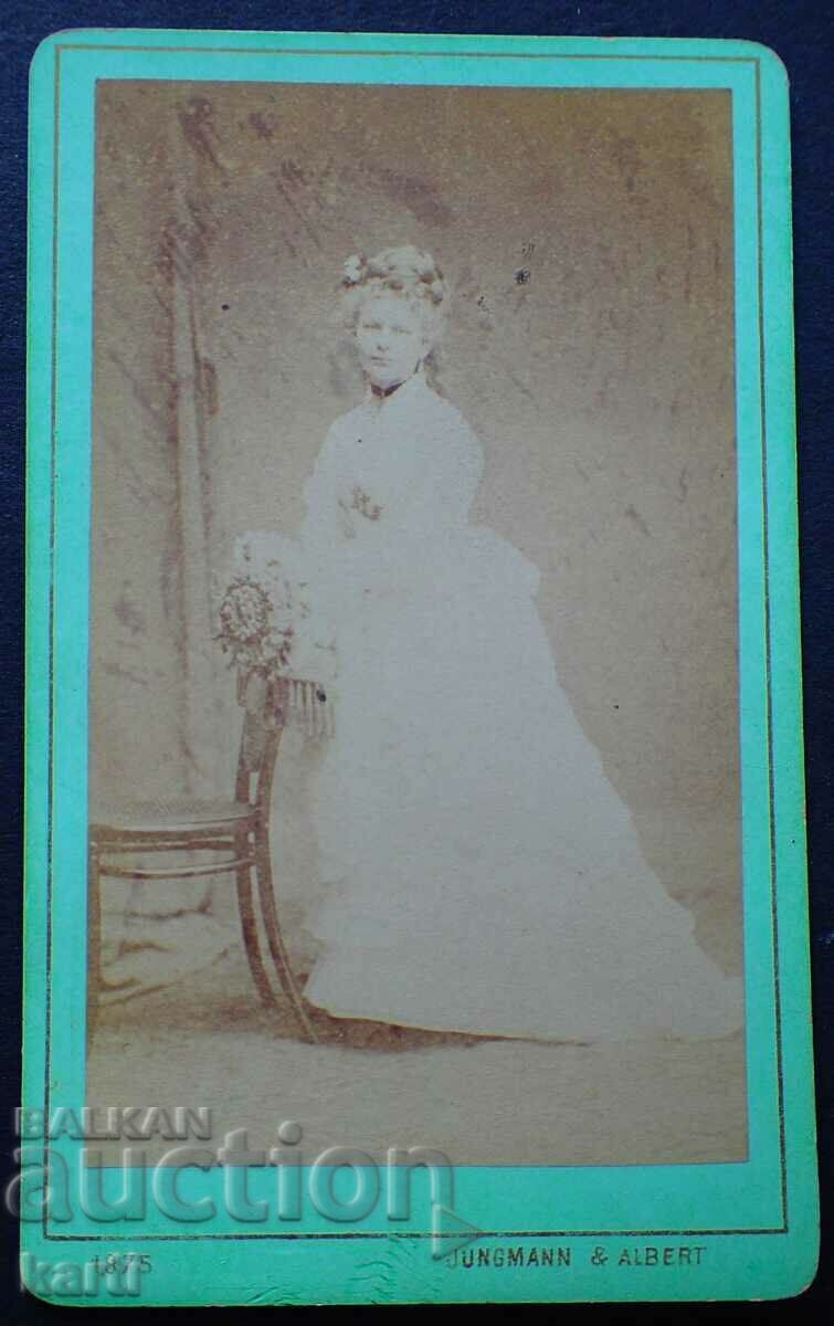 OLD PHOTO - CARDBOARD - 1875. - g108