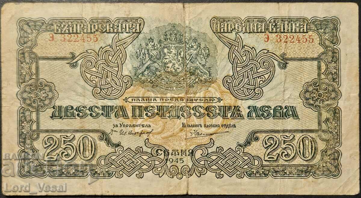 250 лева 1945
