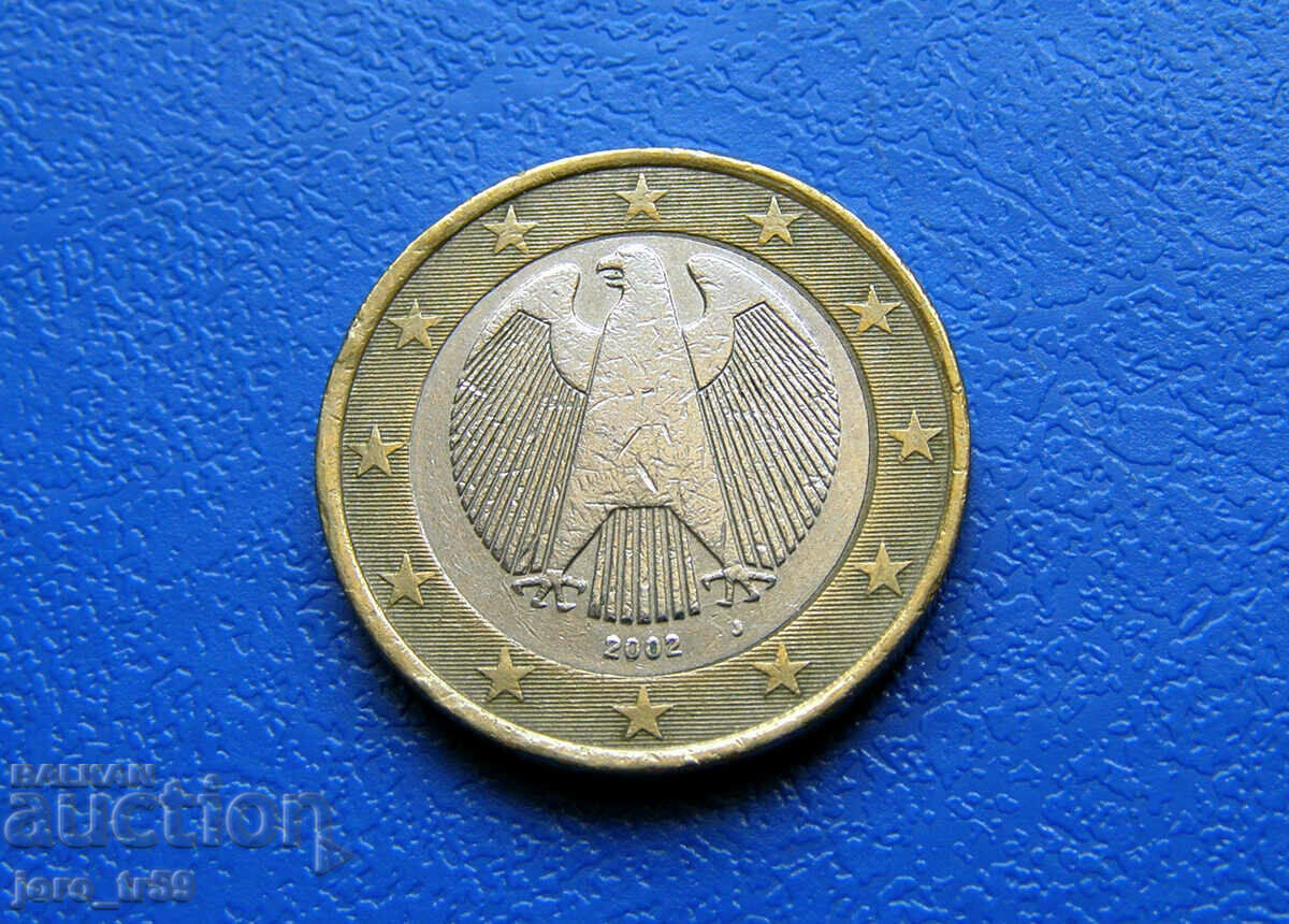 Germany 1 Euro Euro 2002J