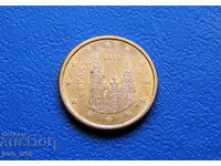 Испания 1 евроцент Euro cent 2013
