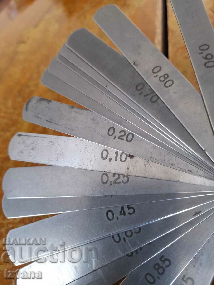 Old clearance gauge, air gauge - 5 Old clearance gauge, air gauge - 5