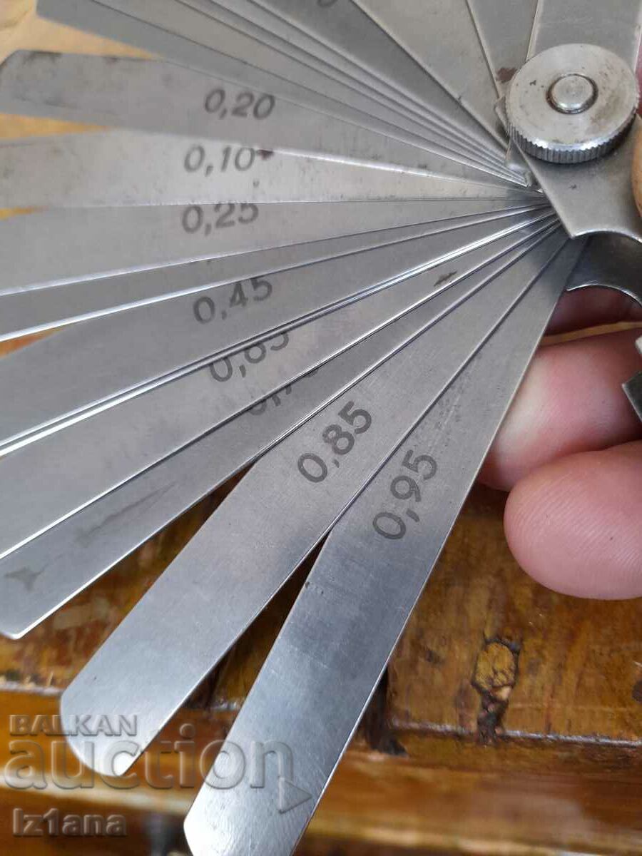 Old clearance gauge, air gauge - 6 Old clearance gauge, air gauge - 6