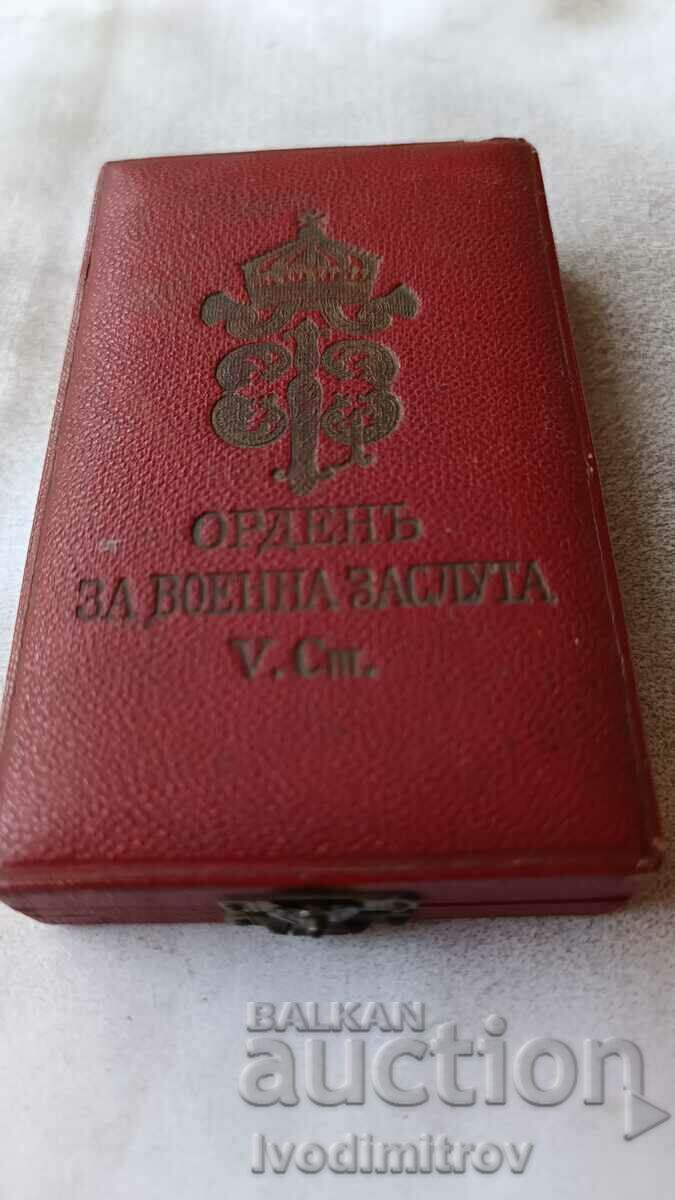 Орден За военна заслуга V степен - 5 Орден За военна заслуга V степен - 5
