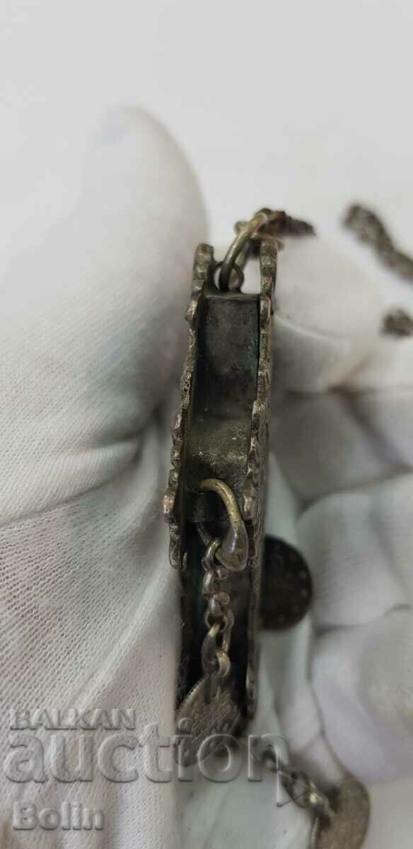 Auction Rare Bulgarian revival cross with Jesus Christ 19th century Auction Rare Bulgarian revival cross with Jesus Christ 19th century