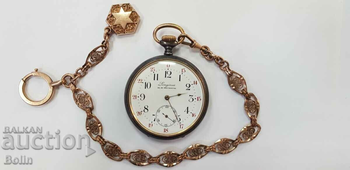 Rare pocket watch LONGINES - Longines - MONTMARTRE - 7