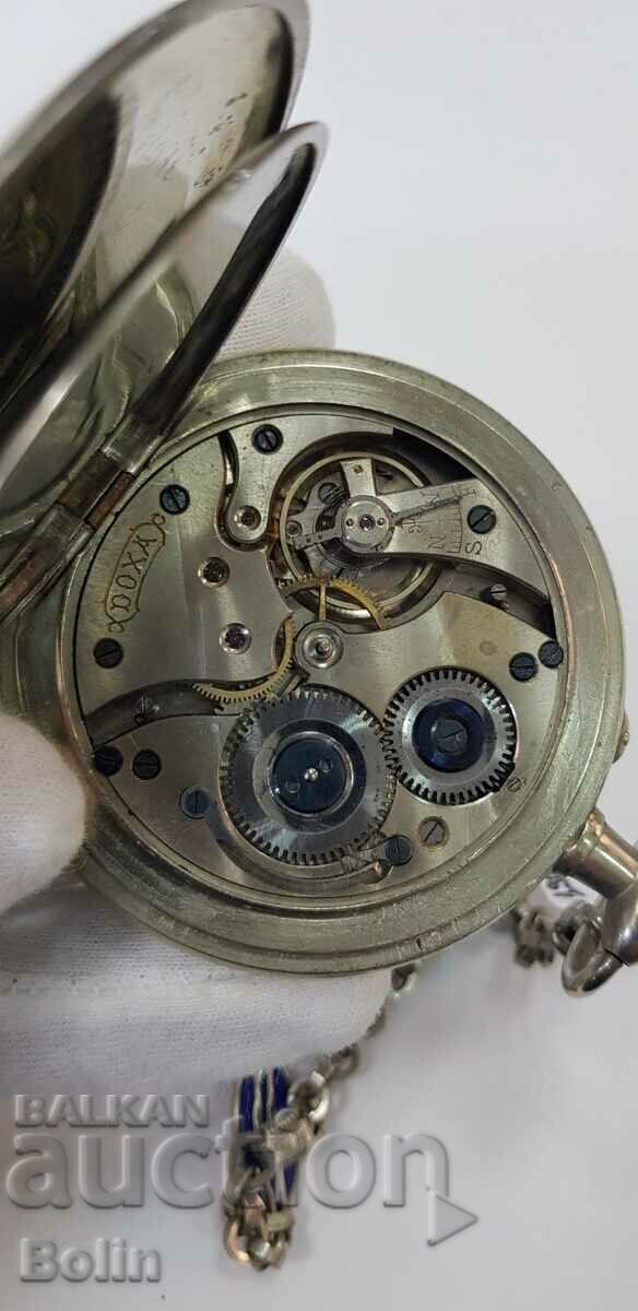 Auction Rare beautiful DOXA-Anti-Magnetique advertising pocket watch Auction Rare beautiful DOXA-Anti-Magnetique advertising pocket watch