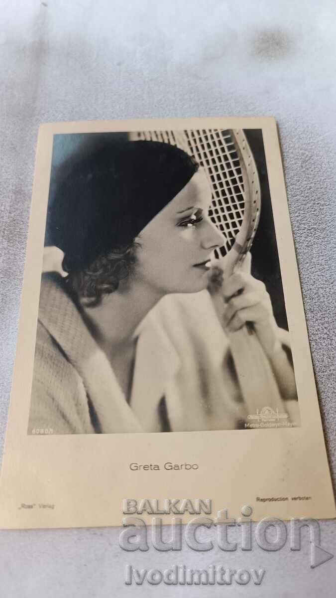 Greta Garbo 1932 postcard