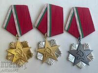 rare Order of Labor - gold, silver and bronze set