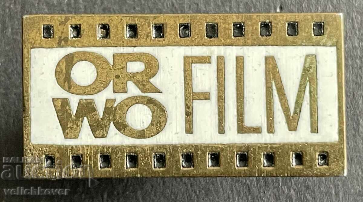 37608 ГДР Германия знак фирма за ленти фотоапарати ORWO Film