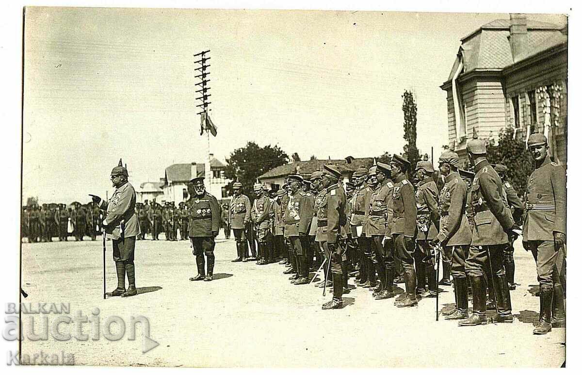 original rare photo king ferdinand parade generals