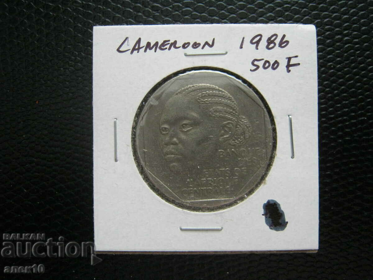 Камерун  500  франк    1986