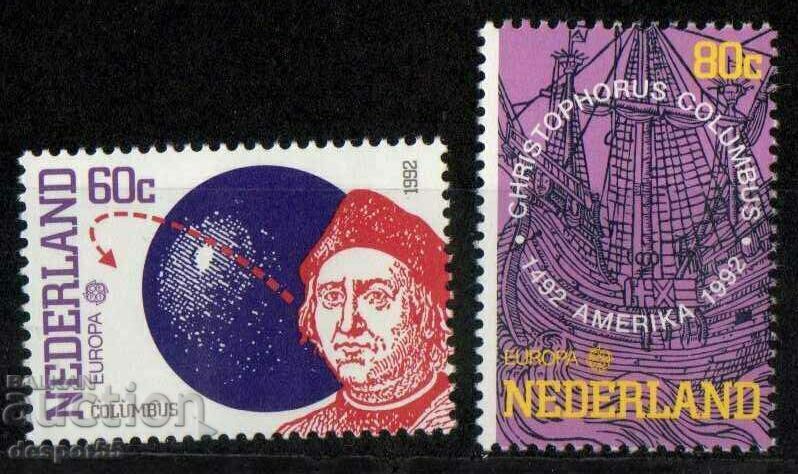 1992. The Netherlands. Voyages of Discovery in America.