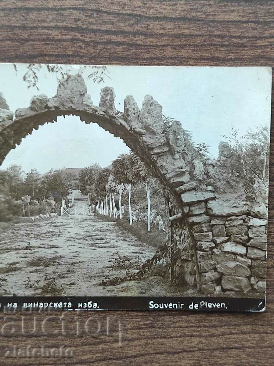 Auction  Postal card Kingdom of Bulgaria - Pleven, the wine park..