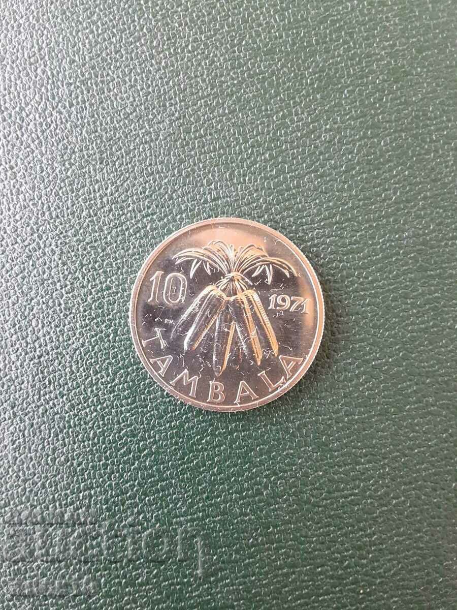 Malawi 10 Tambala 1971