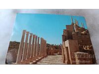 Carte poștală a Teatrului Leptis Magna