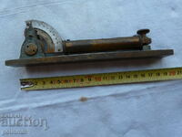 Old brass gauge