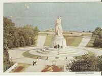 Картичка  България  Варна Паметникът на загиналите 2*