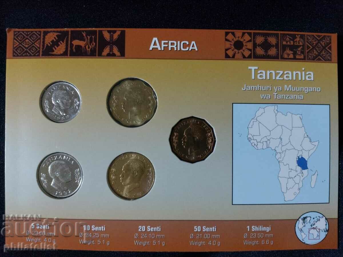 Auction  Tanzania 1977-1992 - Complete set, 5 coins