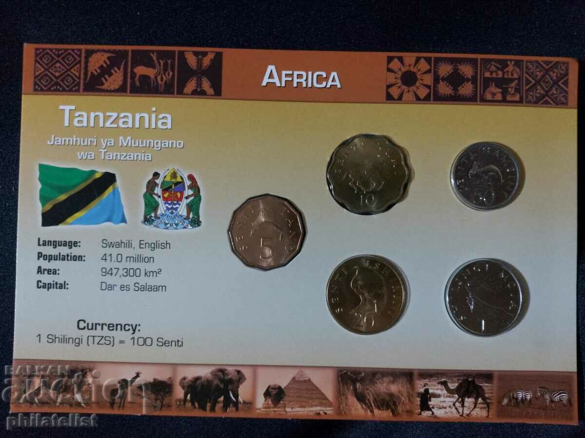 Tanzania 1977-1992 - Complete set, 5 coins