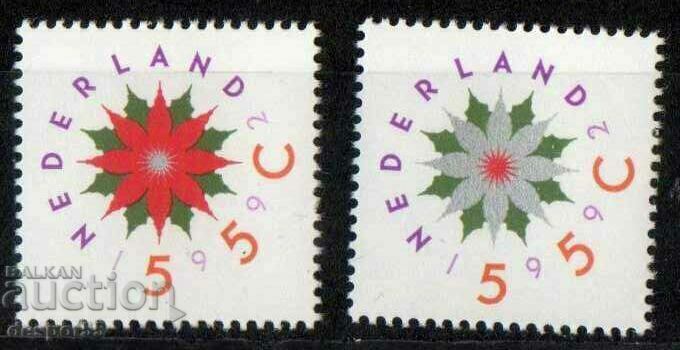 1992. Olanda. timbre decembrie.