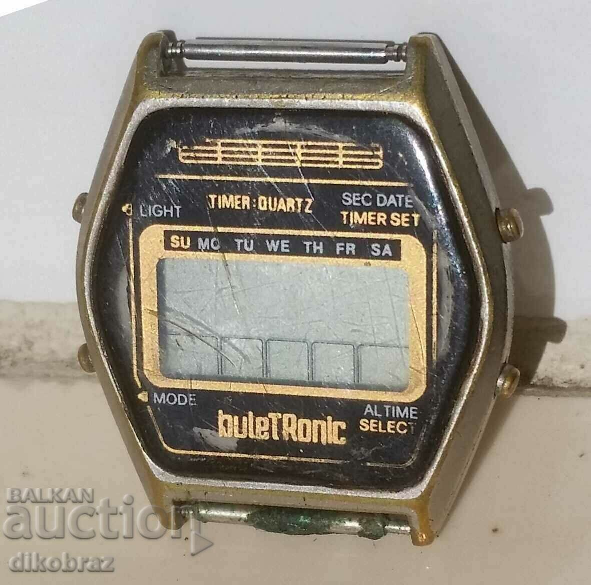 Buletronic Булетроник 14 конгрес ДКМС ръчен часовник 1982 г
