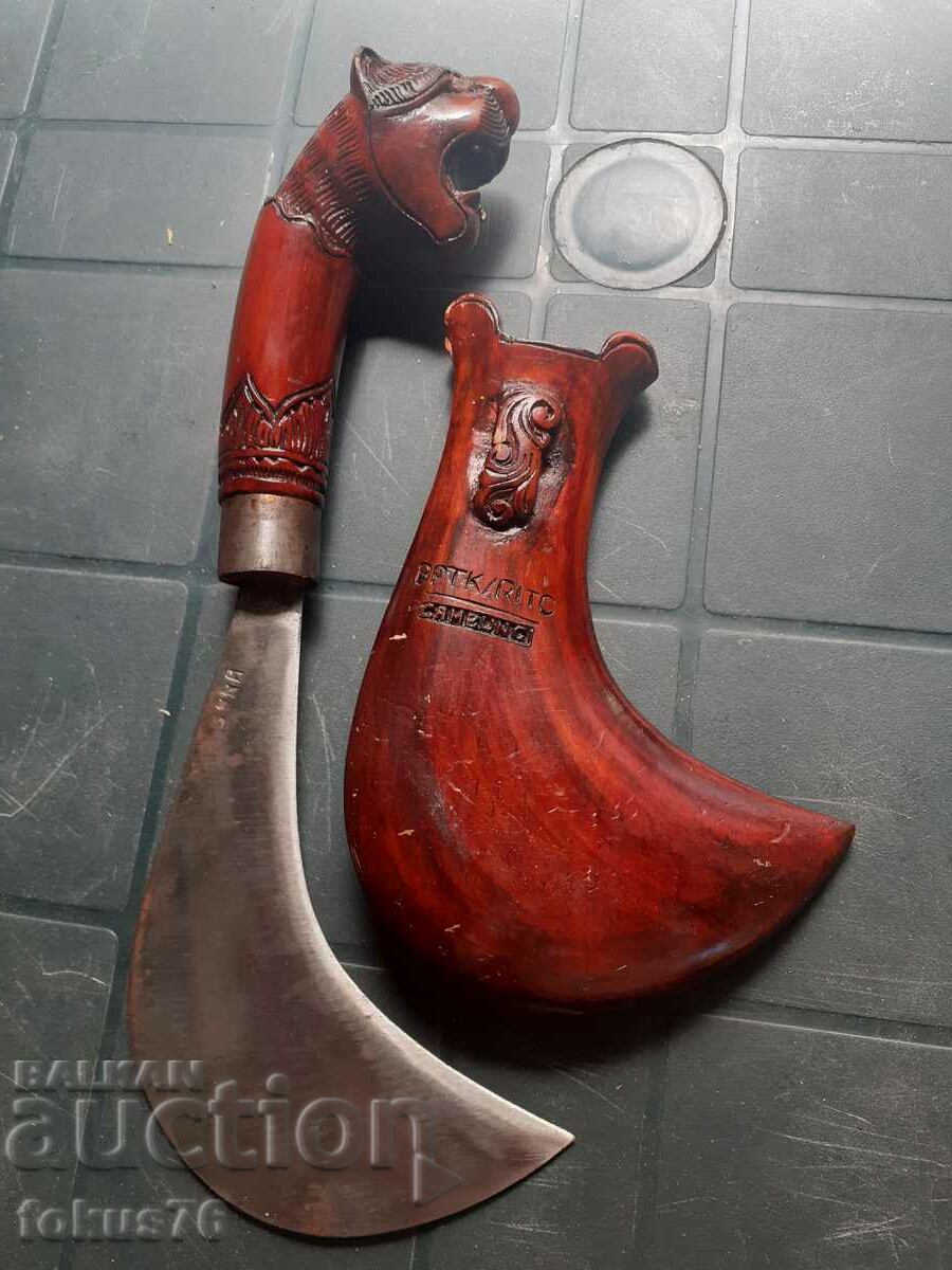 Unique knife koser dagger kanya carving ebony - 5 Unique knife koser dagger kanya carving ebony - 5