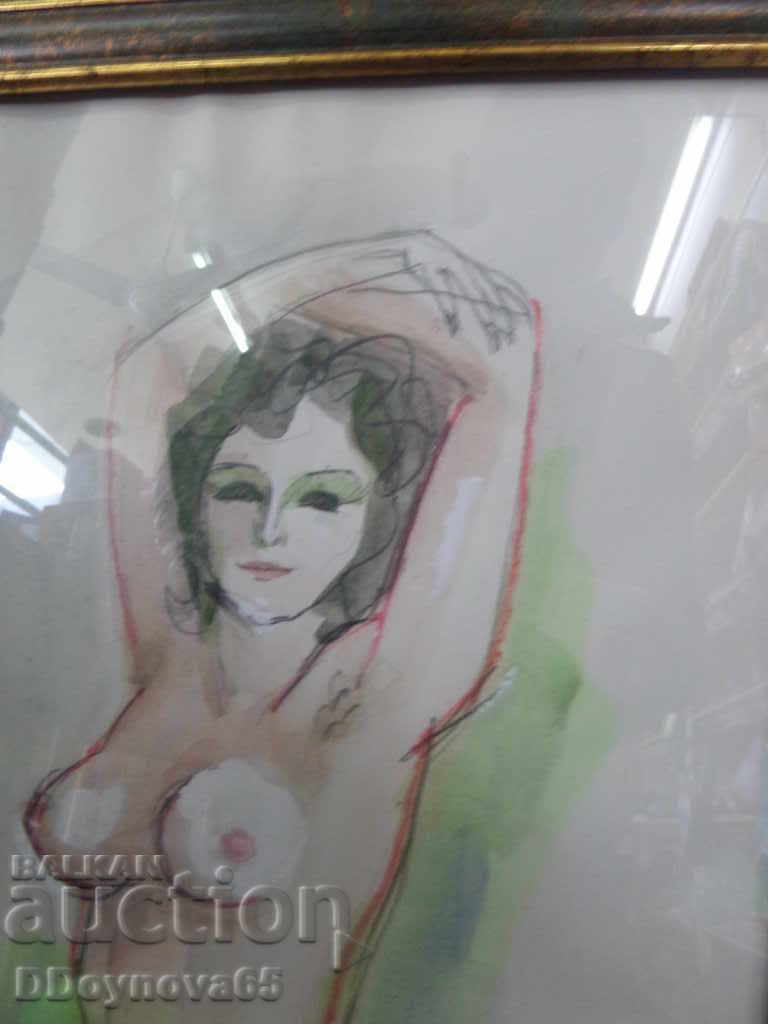 Auction  Watercolor Tenyu Pindarev