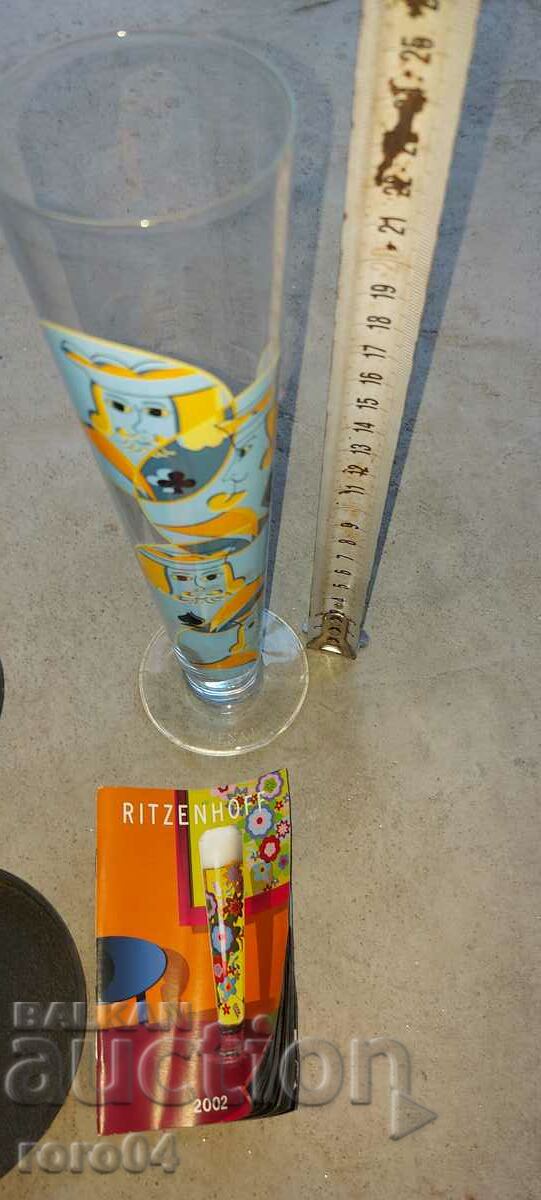 BEER GLASS - HELENA LADEIRO - RITZENHOFF - 1999 with price 40.50 BGN | € 20.71