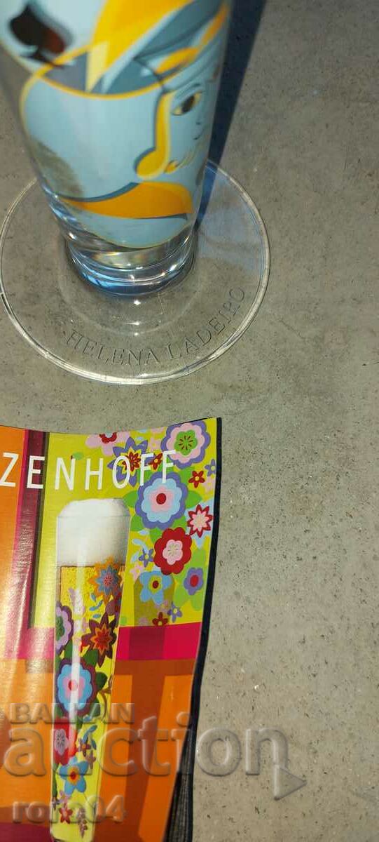Auction  BEER GLASS - HELENA LADEIRO - RITZENHOFF - 1999