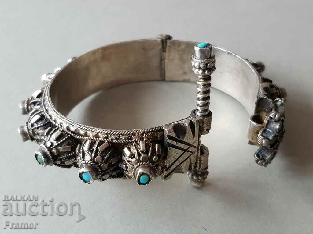 Bratara otomana din filigran de argint secolul al XIX-lea - 6 Bratara otomana din filigran de argint secolul al XIX-lea - 6