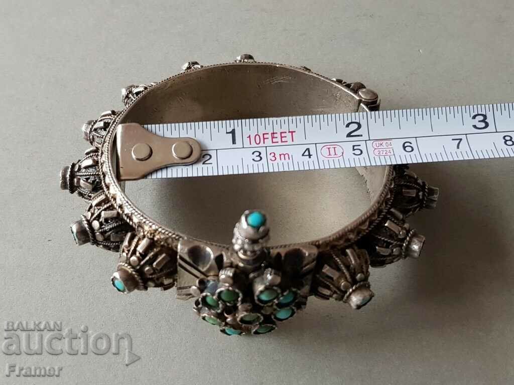 Bratara otomana din filigran de argint secolul al XIX-lea - 7 Bratara otomana din filigran de argint secolul al XIX-lea - 7