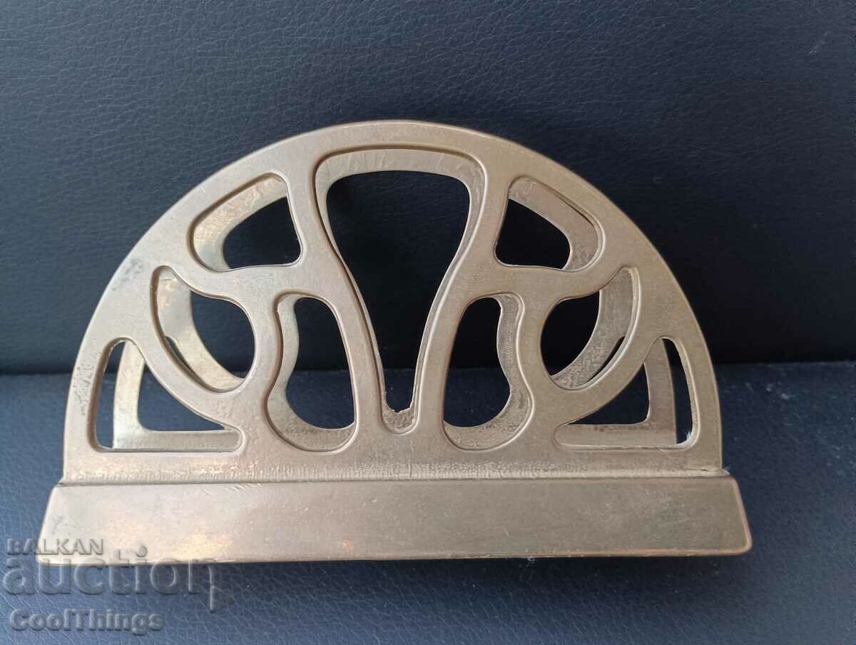 GILDE branded bronze napkin ring
