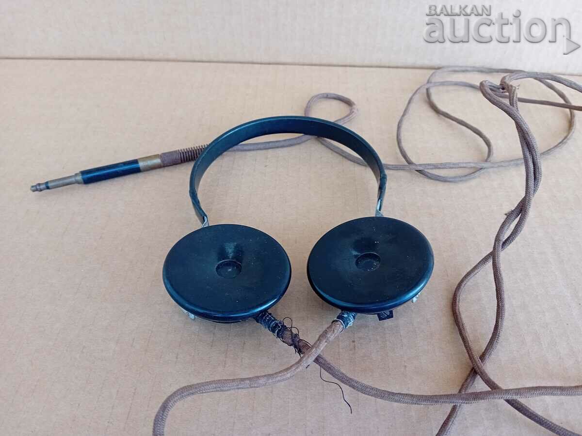 vintage ERPEES 2000 om WW2 WWII headset - 5 vintage ERPEES 2000 om WW2 WWII headset - 5