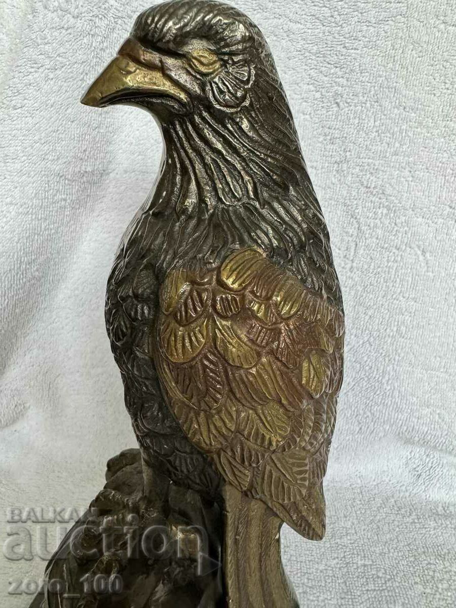 Delivery of Brass figure, bird 25 cm.