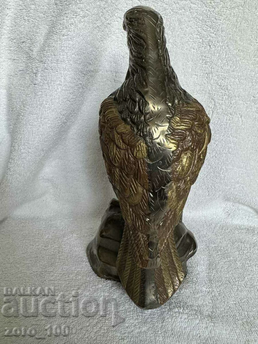 Brass figure, bird 25 cm. - 5