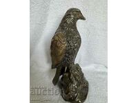 Figurină din alamă, pasăre 25 cm.