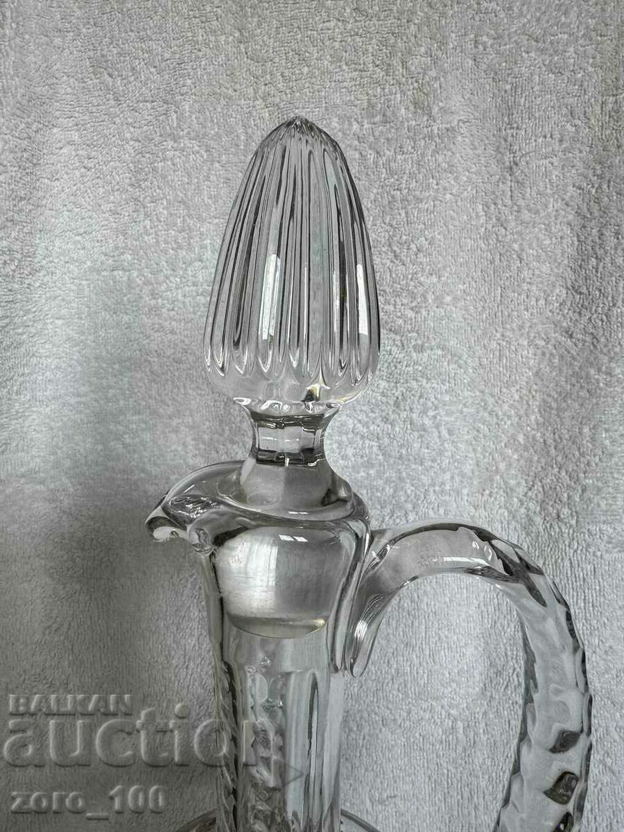 Auction  Crystal decanter, (ever) handmade