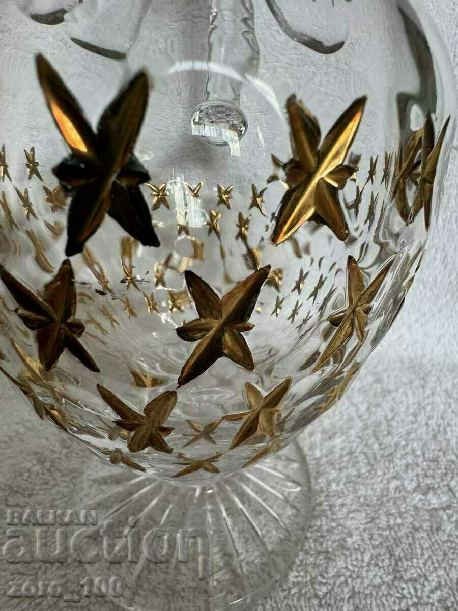 Crystal decanter, (ever) handmade - 5